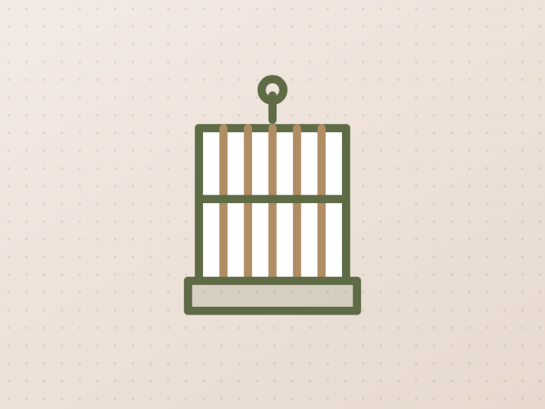 Spacious Powder-Coated Flight Cage